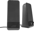 SPEEDLINK EVENT Stereo Speakers Lautsprecher Boxen USB PC 70x80x185 mm Schwarz