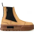 Puma Stiefel Mayze Chelsea Wildleder Plattform Braun - Beige - 38,5