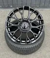 Damina Performance DM10 grey matt - Inlay black 8x18 ET35 - LK5/112 ML72.6 Alufelge grau