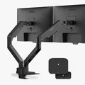 BenQ BDH01 Dual-Monitorarm – Für bis zu 2×35" / 20 kg, Gasfeder, stabil & höhenverstellbar, schnelle Montage, Klemmen- oder Schraubbefestigung, VESA 75x75 / 100x100