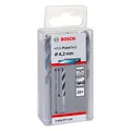 Bosch Professional 10 Stück HSS Spiralbohrer PointTeQ (für Metall, 4,2 x 43 x 75 mm, Zubehör Bohrschrauber)