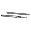 20" Teleskopschienensatz für IPC-Gehäuse, Einbauschienen silber