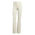 adidas Women's ESSENTIALS SMALL LOGO FLARED LEGGINGS, Wonder Alumina/White, S