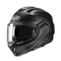 HJC F100 Semi Flat Black Motorrad Klapphelm Gr. XL - Schwarz Matt