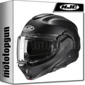 MODULARHELM FÜR MOTORRAD HJC F100  SCHWARZ SEIDENMATT XL