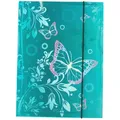Mica College Gummizugmappe DIN A4 - Floral