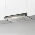 CIARRA Unterbauhaube 60cm Dunstabzugshaube 220 m3/h mit Kohlefiltermatte CBCF001 Umluft und Abluft VMS6903 - Silber