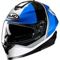HJC C70N Alia Helm, schwarz-weiss-blau, Größe M für Männer