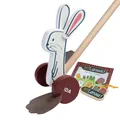 Schiebefigur Watscheltier Hase IDA Holz Holzspielzeug Kinderspielzeug Kinder