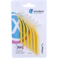MIRADENT Interdentalbürste I-Prox L 0,5 mm gelb 6 St PZN 11597478