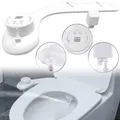 BadeStern Dusch WC Bidet Toilette: Bidet-Toilettenaufsatz mit 2 Düsen, Ausfahrautomatik, selbstreinigend (Dusch WC Aufsatz Toilette, Einsätze für, Duschkopf)