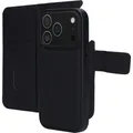 Mobiparts Leather 2 in 1 Wallet Case Apple iPhone 17 Pro Black (Apple iPhone 17 Pro) (MP-130619)