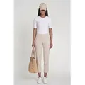ROBELL Stoffhose Damen Style BELLA 7/8 Bengaline Sommerhose extrem bequem beige|braun 42
