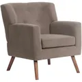 CLP Sessel gepolstert mit Cordbezug Kioni, Polstersessel mit Armlehnen, Ohrensessel bis 150 kg, Relaxsessel und Fernsehsessel für Wohnzimmer