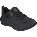 Skechers MICROSPEC ADVANCE Sneaker Klettschuh in cooler Farbkombination, Größenschablone zum Download schwarz 33 EU