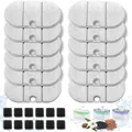 12 Pack Katzenfilter Ersatzfilter Wasserspender Aktivkohle Filterschwämme Rei...