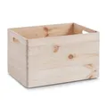 Zeller Allzweckkiste Holzbox Spielzeug Büro Haushalt 40x30x24 cm Kiefer 13143