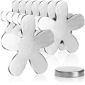 8x Tischdeckenbeschwerer - Tischtuchgewichte aus Edelstahl - magnetisch