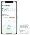 musegear Schlüsselfinder mit Bluetooth App I Keyfinder laut für Handy in weiß I Für iOS & Android I Schlüssel Finden