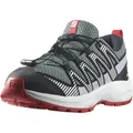 Salomon XA Pro V8 Unisex Kinder-Outdoorschuhe, Präzise Passform, Grip in jedem Gelände, Sportlicher Look, Stormy Weather, 31