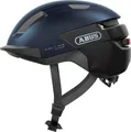 ABUS Fahrradhelm PURL-Y ACE mit LED-Licht – geeignet Fahrten auf E-Bike und S-Pedelec – trendiger NTA-Schutzhelm für Erwachsene und Jugendliche – Blau, Größe S (51-55 cm)
