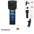 Fahrradschloss Bordo Granit 6500K 90cm Schwarz Stahl Hochsicherheitslevel 15