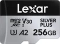 Lexar Silver Plus 256GB Micro SD Karte bis zu 205MB/s, MicroSDXC UHS-I Flash