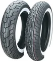 DUNLOP 130/90 -16 67H D404 WWW  F TT (BANDA BLANCA)