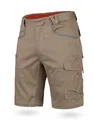 WÜRTH MODYF Arbeitsshorts Stretch X - professionelle Arbeitshose für Herren - Arbeitsshorts mit Reißverschluss - in der Größe 48 in Beige