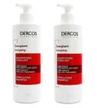 VICHY DERCOS Vital-Shampoo m.Aminexil bei Haarausfall 400 ml x2
