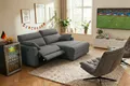 INOSIGN Ecksofa JENNA L-Form, 209cm - OTTO. Verlässliche Qualität., manuelle o. elektrische Relaxfunktion, USB A/C, Struktur fein.