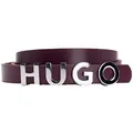 HUGO Ledergürtel Zula Leather Belt 1,5 cm aus echtem Rindsleder lila W85