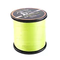 LSHEL Geflochtene Angelschnur 8fach 1000m PE Super Starke Geflochtene Schnüre, Gelb, 2.0# 0.23mm/13.6kg/30lb