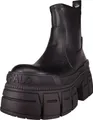Buffalo Damen Elegante Stiefelette Gospher Sock 1270174 Schwarz