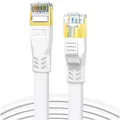 Ethernet Kabel 2m Flach Hochgeschwindigkeit 40Gbps 2000MHz Cat8 LAN Netzwerkk...