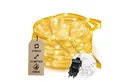 COZY HOME LED-Lichterkette Schlauch LED Stecker & Solar -, 200 LED I 8 Modi & Timer I 12m I Lichtschlauch I Outdoor