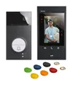 Bticino Flex"ONE Videosprechanlagen-Set mit Türstation LINEA3000 Black + Video-I