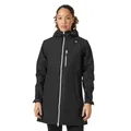 Helly Hansen Damen W Long Belfast Jacke, Schwarz, XS