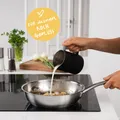 SILBERTHAL Edelstahl Pfanne Unbeschichtet - Induktion - Profi Bratpfanne 24 cm