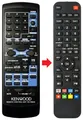 Fernbedienung geeignet für KENWOOD KRF-V5050D