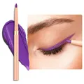 Lila Matte Eyeliner Waterproof, Wischfester Langanhaltender Schwenkbarer Eye ...