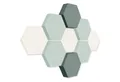 platino24 3D Wandpaneel Edition LOFT 9 Elemente 3D m I Ø 300mm, Schalldämmung Wand & Decke
