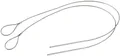 Rosenstein & Söhne Grillspieße Edelstahl: Edelstahl Schaschlikdraht, 2er-Set (BBQ-Drähte, Grill-Aufspieß-Drähte, Schaschlik)