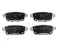JAPKO Bremsbelagsatz Scheibenbremse 510704 für RENAULT MEGANE 3 DZ0 BZ0 4 B9A 5