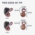 kwmobile 16x Ear Buds kompatibel mit Samsung Galaxy Buds Live - Size S und L - Silikon Ohrbügel Ohrstöpsel Zubehör - Bügel für In-Ear Kopfhörer -