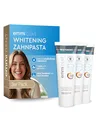 emmi-Dent Ultraschall Zahnpasta Whitening I 3x75 ml I Mikrobläschen-Formel für weiße Zähne I Sanfte Zahnaufhellung I Ideal für empfindliches Zahnfleisch I Vegan, glutenfrei & ohne Titandioxid