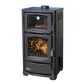 Kaminofen mit Backfach TS16 Holzofen 10 kW Mehrfachbelegung Kamin Ofen Holz