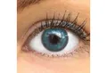 GLAMLENS Monatslinsen Kontaktlinsen Blau farbig 'Lugo Blue' ohne Stärke farbige blaue