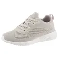 Skechers Bobs Squad - Tough Talk Sneaker Freizeitschuh, Halbschuh, Schnürschuh mit Skech-Knit beige 38 EU