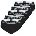Schiesser Rioslip 95/5 Multipacks (5er Pack) bequeme Beinausschnitte, weich, ohne Eingriff, Baumwollmischung schwarz 10